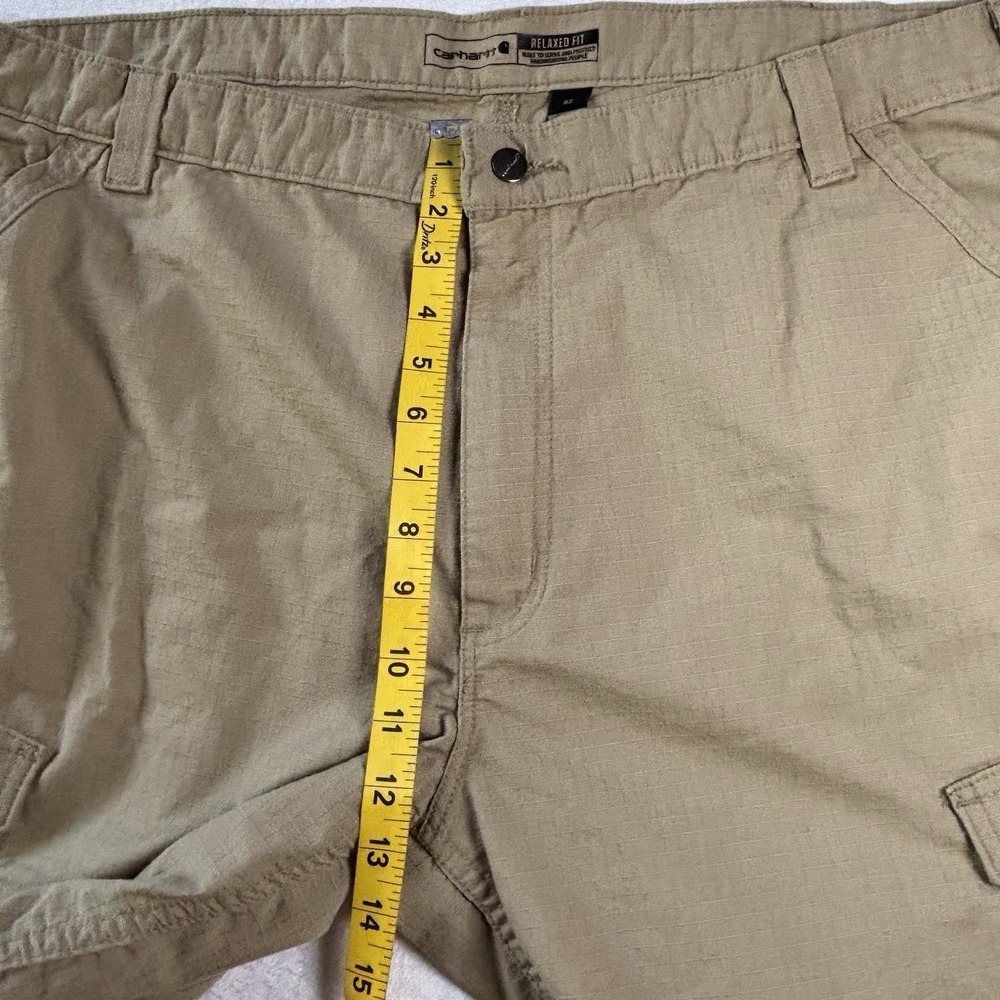 Carhartt Men's Size 42 Tan Force Relaxed Fit Ripstop Cargo Work Short BS3543-M - Picture 6 of 15